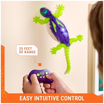 HEX BOTS Glow-in-the-Dark Gecko Remote Control Toy