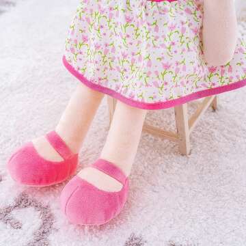 Soft Baby Girl Doll Gift with Flower Design