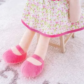 Soft Baby Girl Doll Gift with Flower Design
