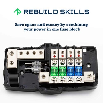 Orvac 0-4 GA HD Fuse Distribution Block for Electronics