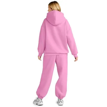 AUTOMET Oversized Women Sweatsuit Two Piece Lounge Set