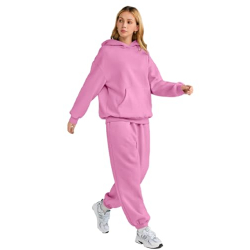 AUTOMET Oversized Women Sweatsuit Two Piece Lounge Set
