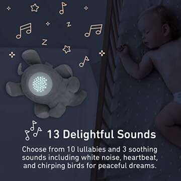 PureBaby Sound Sleepers Plush Sound Machine & Projector