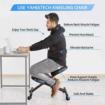 Yaheetech Ergonomic Kneeling Chair for Posture Correction
