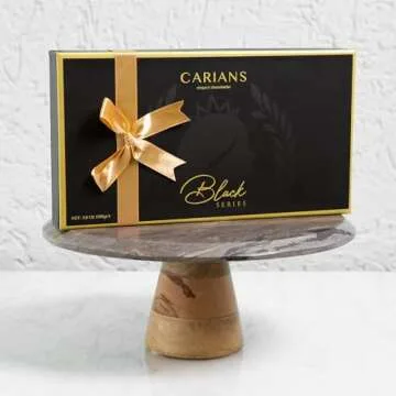 CARIANS Dark Chocolate Valentine's Day Gourmet Truffles Box, Belgium Dark Chocolate Limited Edition, Chocolate Gift, Gourmet Chocolate Basket, Holiday, Valentine's Day Chocolate Gift Box