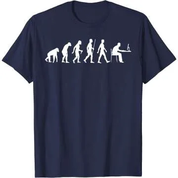 Evolution Man Programmer T-Shirt for Computer Geeks