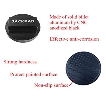 Durable BMW Jack Pad Adapter for Safe Lifting - 2 pcs