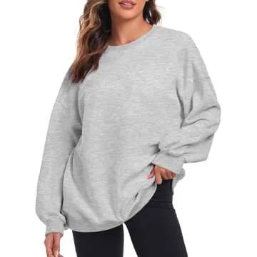 Cozy Oversized Women's Sweatshirt for Fall & Winter