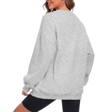 Cozy Oversized Women's Sweatshirt for Fall & Winter