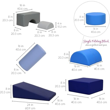 Explore FDP Playtime and Climb Soft Foam Play Set for Kids