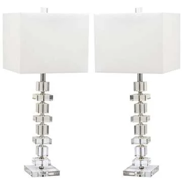 Safavieh Modern Deco Crystal Lamp Set of 2 - Stylish Lighting