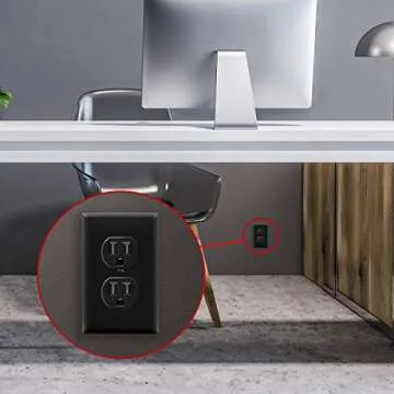 ENERLITES Unbreakable Duplex Wall Plates - 10 Pack