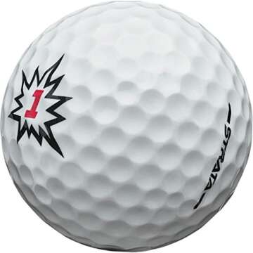 Strata Boom Golf Balls - Two Dozen for Maximum Performance