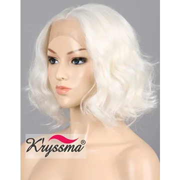 K’ryssma Short Bob Lace Front Wig for Cosplay & Parties