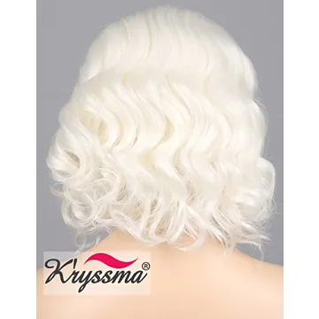 K’ryssma Short Bob Lace Front Wig for Cosplay & Parties