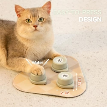 Recordable Dog Training Buttons with Mat for Pets