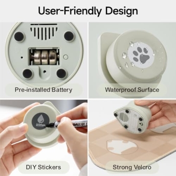 Recordable Dog Training Buttons with Mat for Pets