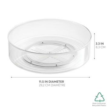 iDesign Fridge Binz Turntable for Kitchen Organization