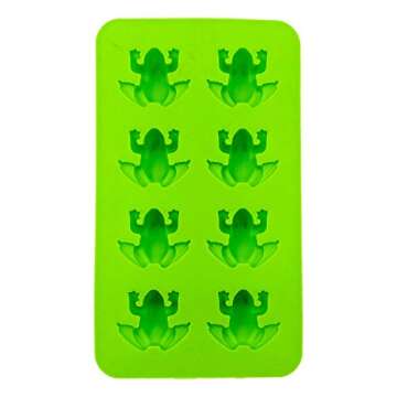 The Dreidel Company Frozen Frogs Silicone Mold, Candy Chocolate Frog Molds for Birthday, party, cake...