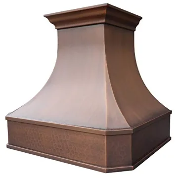 Sinda Copper Range Hood with High Airflow Blower & SUS304 Liner