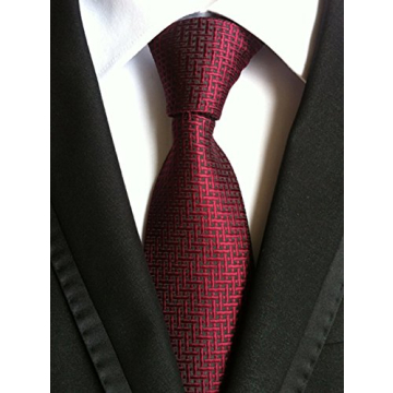 WeiShang 6 PCS Classic Men's Jacquard Neck Ties Elegant Durable