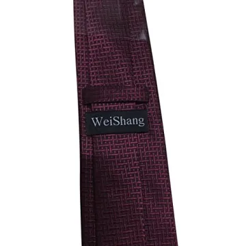 WeiShang 6 PCS Classic Men's Jacquard Neck Ties Elegant Durable