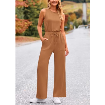 PRETTYGARDEN Women's Summer Jumpsuit for Casual Style
