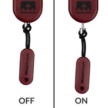 Nathan Personal Alarm Ripcord. SafeRun Siren in Case of Emergency 120DB. Security Clip for Running, Waking, Hiking, Biking and More. Very Loud, Easy to use, Fast.