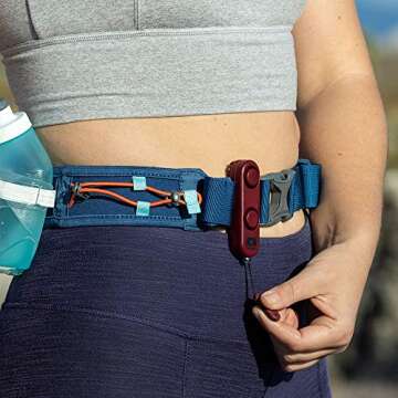 Nathan Personal Alarm Ripcord. SafeRun Siren in Case of Emergency 120DB. Security Clip for Running, Waking, Hiking, Biking and More. Very Loud, Easy to use, Fast.