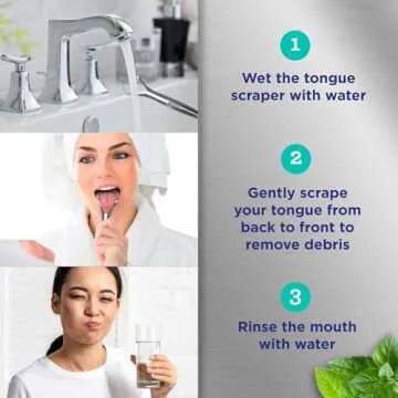 GuruNanda Tongue Scraper for Adults 2-Pack with Case