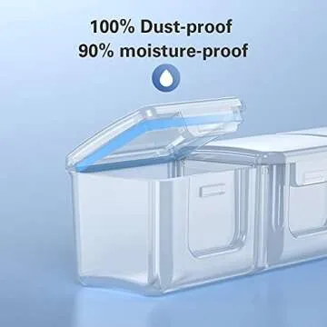 XL Pill Organizer 4 Times a Day, BUG HULL Extra Large Weekly Pill Box Case, 7 Day Vitamin Container Daily Pill Holder for Cod-Liver Oil, Vitamins, Supplements (White)