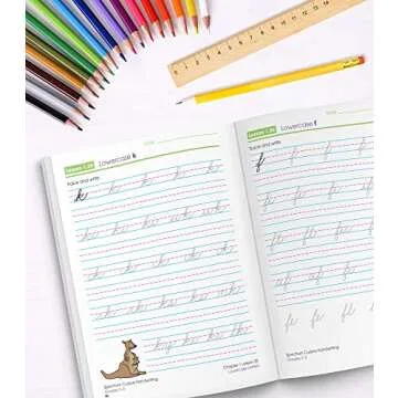 Spectrum Grades 3-5 Cursive Handwriting Workbook, Lowercase and Uppercase Letters, Vocabulary, and More Writing Practice, Classroom or Homeschool Curriculum