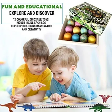 Colorful Dinosaur Bath Bombs with Surprise Toys for Kids