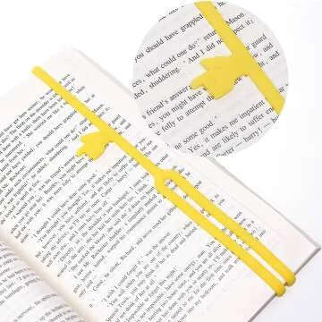 Silicone Bookmarks Assorted for Creative Stationery