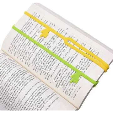 Silicone Bookmarks Assorted for Creative Stationery