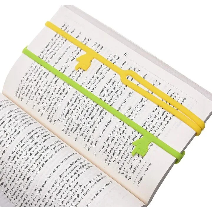 Silicone Bookmarks Assorted for Creative Stationery