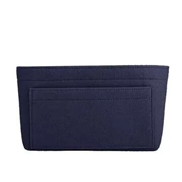 ZTUJO Purse Organizer Insert, Felt Bag Organizer For Handbag Purse Organizer,13 Colors, 6 Size (X-Large, Purplish Blue)