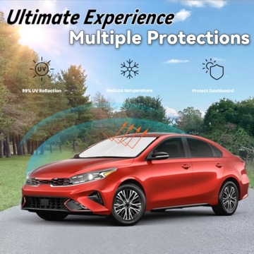 Custom-Fit PAIMOHO Sun Shade for Kia Forte 2019-2024