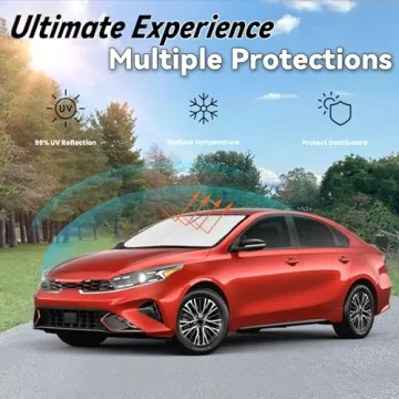 Custom-Fit PAIMOHO Sun Shade for Kia Forte 2019-2024