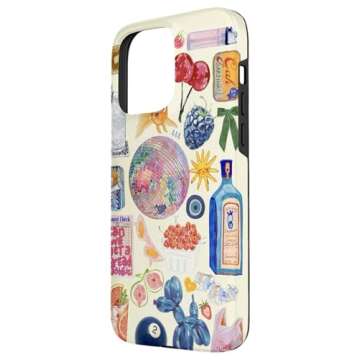 iPhone 15 Pro Max European Italian Summer Beach Collage Case