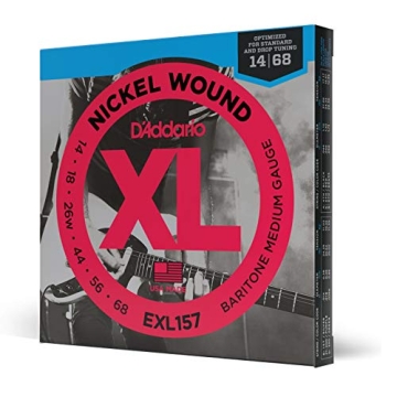 D'Addario EXL157 Electric Guitar Strings - 14-68 Baritone