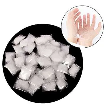 Askuang 20 Invisible Elastic Edge Mesh Hair Nets - 20PCS Individual Packing for Women's Sleeping, Ballet, Kids' Hair Buns, Cooking, Food Service, Wig Nets, 50cm White