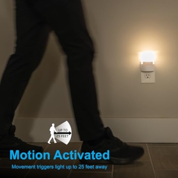 GE LED Motion Sensor Night Light - Safe, Bright, Efficient