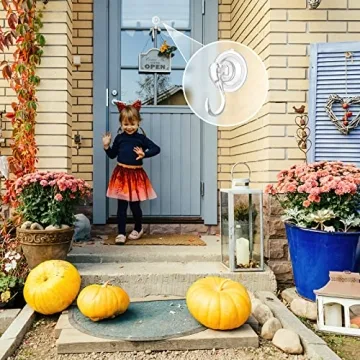 VIS'V Heavy Duty Suction Cup Hooks for Easy Home Hanging Solutions