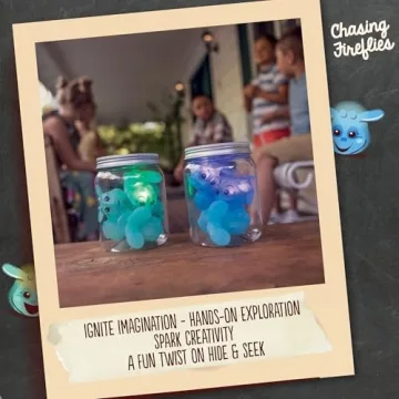 Toysmith Chasing Fireflies Shine & Seek Game for Kids