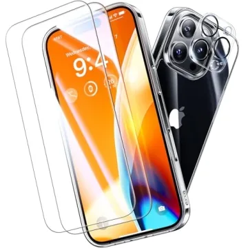 Opxyl Clear iPhone 16 Pro Max Case with Protectors