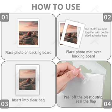 25 Pack 11x14 White Picture Mats for 8x10 Photos