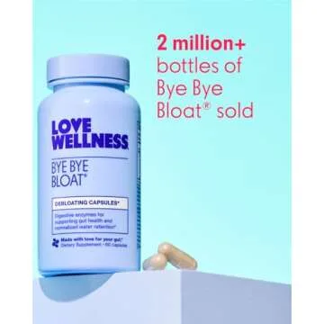 Love Wellness Bye Bye Bloat & Metabolove | Boost & Reduce Bundle | Metabolism Booster for Women Supplement | Digestive Enzymes for Gas & Bloating Relief | Combat Cravings & Boost Energy Supplement