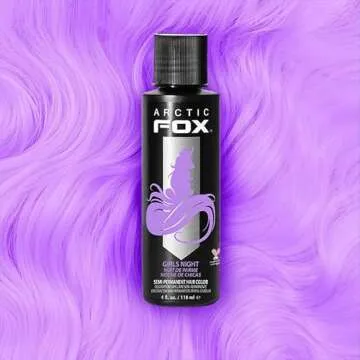 ARCTIC FOX Vegan and Cruelty-Free Semi-Permanent Hair Color Dye (4 Fl Oz, GIRLS NIGHT)