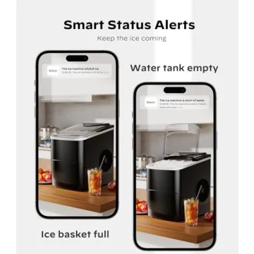 Silonn Smart Countertop Ice Maker - App Controlled & Compact